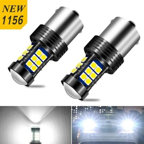 2x BA15S P21W 1156 7506 LED Bulbs 3030 SMD LED Bulb Car Brake Lights Reverse Lamp For Toyota Hyundai Kia Lexus Mazda Nissan