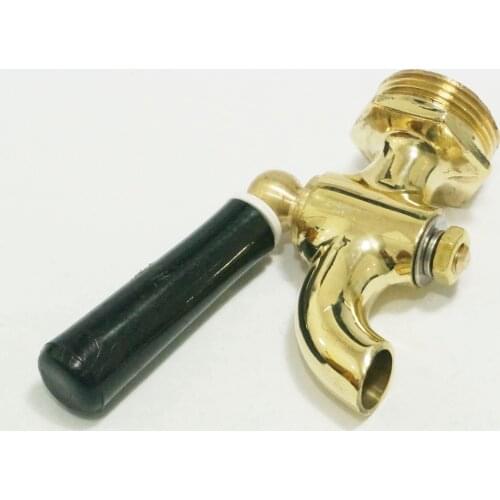 3/4" BSP Male Connection Small-Type Hot water tap antique brass one handle faucet cock For tea-furnace water boiler Plumbing