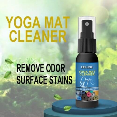 30ML Yoga Mat Cleaner No-wash Cleaner Deodorant And Stains Fitness Mat Essential Cleaning Artifact Spray Yoga Mat Cleaning Tools
