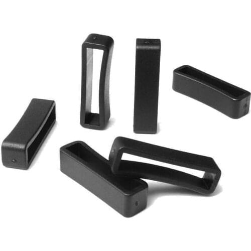 50pcs Plastic Keeper Belt Loop Square Loop Buckle Slider Dog Collar Harness Backpack Strap Webbing