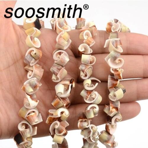 About 10mm Natural Roll Shell Beads Gem Semi Precious Loose Stone Beads Necklace Bracelet Jewelry Making Diy Craft Needlework