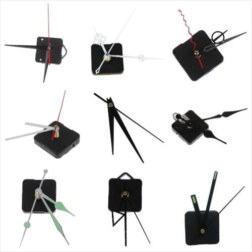 DIY Clock Hollow Heart Metal Texture Creative Wall Clock Retro Wall Clock Movement Accessories Black Hands Repair Kit