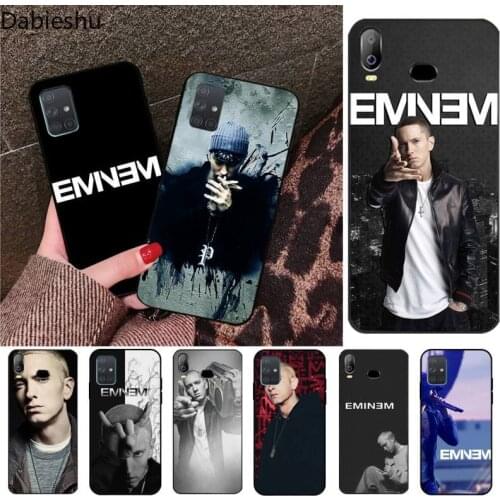 Hip Hop Rapper Eminem rap black Phone Case Hull For Samsung Galaxy A21S A01 A11 A31 A81 A10 A20E A30 A40 A50 A70 A80 A71 A51