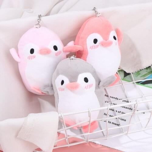 Hot sale 1pc Lovely 12CM Penguin Plush Toy Baby kids Gift Key Chain Plush Toy Doll