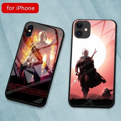 The Mandalorian tv show poster For iPhone12 SE 2020 6s 7 8 Plus X XR XS 11 Pro Max soft silicone Tempered Glass Phone case cover