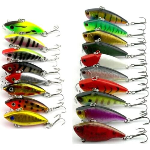 18Pcs Set Winter Ice Fishing Lure VIB Bait 2.8g 10g Artificial Bait Blade Vibration Lure Crankbait Balancer For Fishing Wobblers