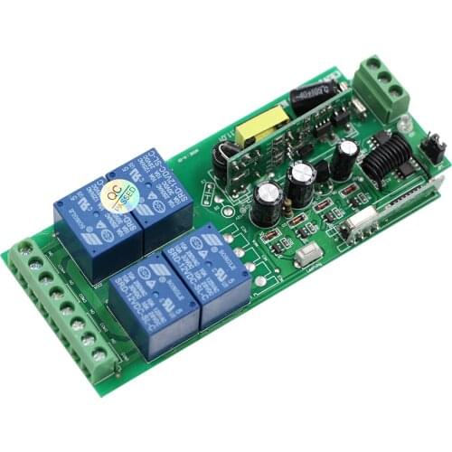 New AC 85V-250V 10A Relay 4 CH RF Wireless Remote Control Switch Receiver with Case 315 /433MHZ