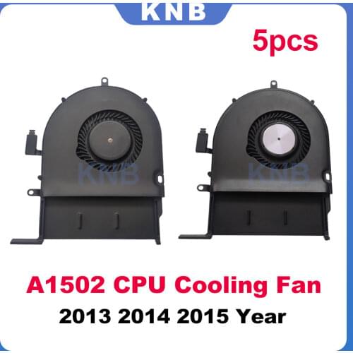 5Pcs Original A1502 Fan For Macbook Pro Retina 13" a1502 CPU Cooling Fan 2013 2014 2015 Year Full Tested