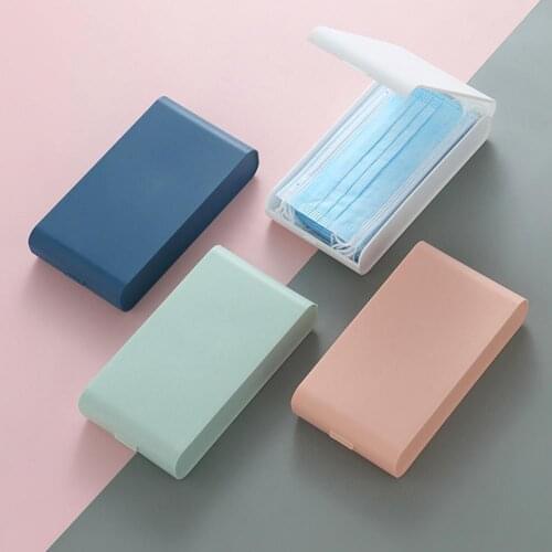 Portable Face Cover Container Large Capacity Eco-Friendly Moisture-Proof Organizer Holder Sundrie Storage Box Face Cover Case