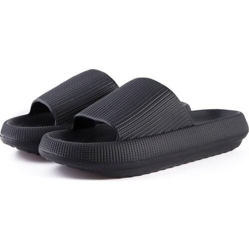 2021 Summer Non-Slip Flip Flops Thick Platform Bathroom Home Slippers Women Fashion Soft Sole Eva Indoor Slides Woman Sandals