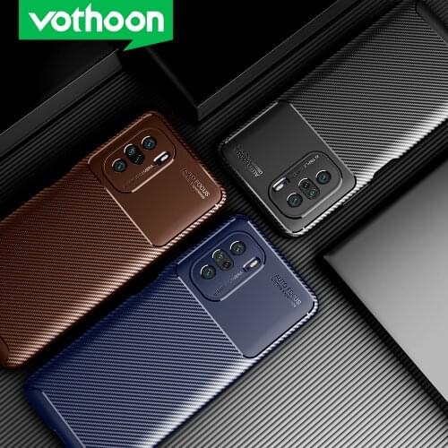 Vothoon Fiber Silicone Phone Case For Xiaomi Redmi Note 8 Pro Note 9s 9 Pro Note 10X Pro 5G Soft Shockprkproof Back Cover Case