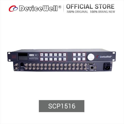 DeviceWell SCP1516 16x16 SDI In SDI Out Seamless Switcher Video Matrix