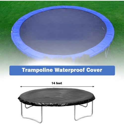 Trampolines Weather Cover Waterproof Cover PE Rainproof UV Resistant Protection Cover Perfect For Outdoor Round Trampolines