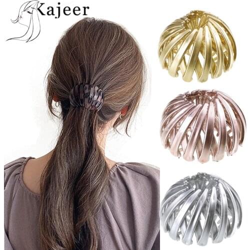 New Bird Nest Bun Hairpin Ball Hair Accessories Headbands Cute Hair Curls Buckle Ponytail Expansion Button Hair Holder Headwear