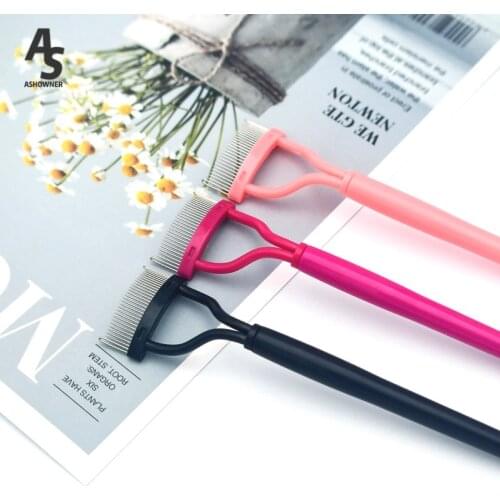 1pcs Eyelash Curler Makeup Lash Separator Brushes Portable Eye Lashes Brush Comb Mascara Curl Beauty Make Up Cosmetic Tools