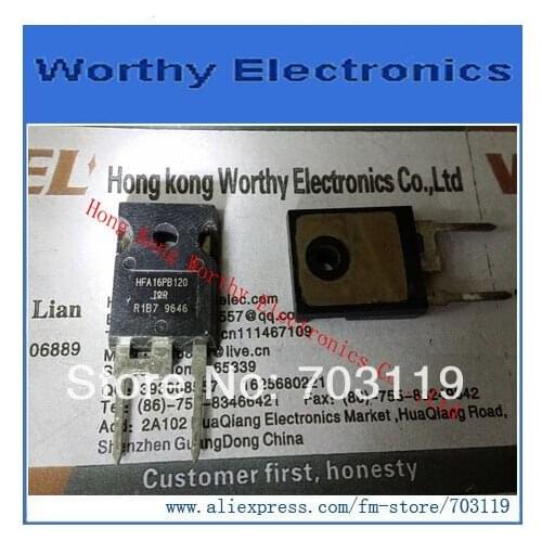 10pcs/lot HFA16PB120 VS-HFA16PB120PBF HFA16PB120 DIODE ULT FAST 1.2KV 16A TO247AC