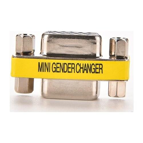 15 pin D-Sub VGA SVGA MINI Gender Changer Adapter VGA Connector M/M F/F M/F HD15