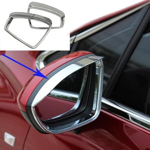 Rearview Mirror Rain Eyebrow Reflective Side Mirrors Rain Visor Cover 2PCS For Chevrolet Cruze 2017 2018 Car Accessories