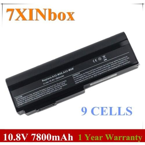 7XINbox Laptop Battery A32-M50 A33-M50 A32-N61 A32-N51 For Asus M60 M60V M60J N61J N61Ja N53JF N61Vn N61w N61Jv N53S N53