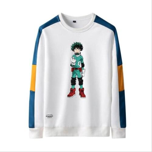Anime Sweatshirt Cosplay My Hero Academia Izuku Midoriya Costumes Boku no Hero Academia Deku Batting Suit