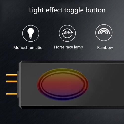 ARGB Controller Remote Control 5V 3Pin SATA Power Supply Memory LED Light Stripe BX0E