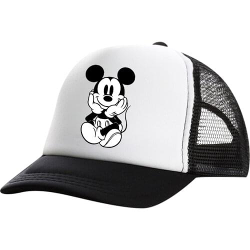 New Brand Fashio Snapback Baseball Cap Men Women Mickey mouse Hip Hop Dad Mesh Hat Trucker Hat Dropshipping