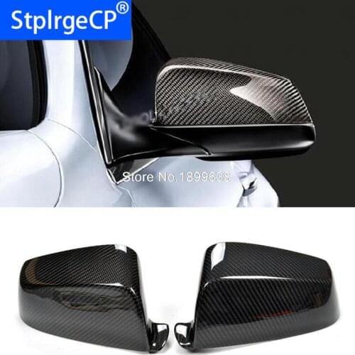 For BMW 5 6 7 Sereis F07 F06 F12 F13 F01 F02 2009 - 2013 Replacement Style Carbon Fiber Rear View Mirror Cover