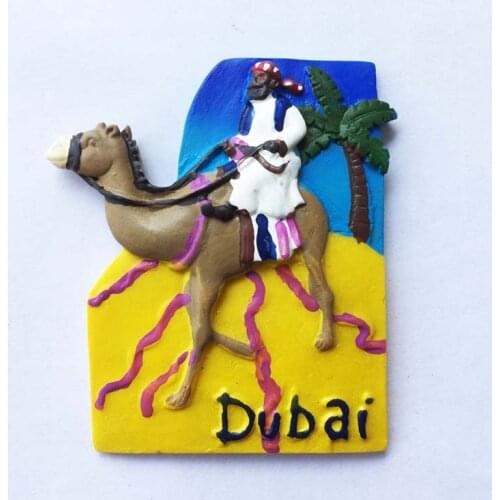Dubai desert in the Middle East, three-dimensional camel magnetic sticker, refrigerator, sticker, creative tourist souvenir