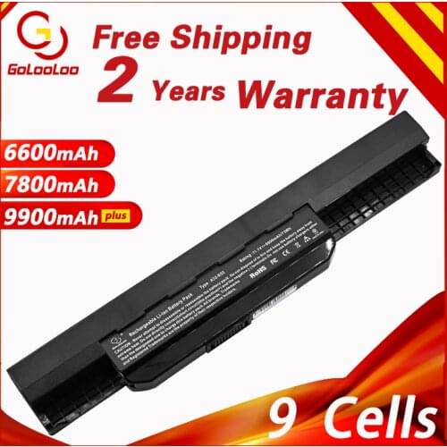 Golooloo 9 Cells A32-K53 Laptop Battery for Asus K53S K53T X53S X54H K53 K53SD K53SV K53U K53E A53S K43E K43S K43SJ K43SV K43U
