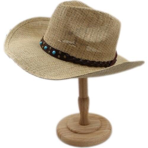 Fashion Women Men Hollow Western Cowboy Hat Gentleman Cowgirl Jazz Equestrian Cap Dad Queen Summer Sombrero Cap With Punk Ribbon