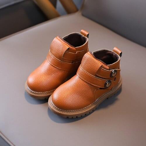 Children Fashion Sneakers Autumn Winter Short Boots For Toddler Boys Baby Girl Winter Shoes For Kids Ankle Boots Retro 21-30