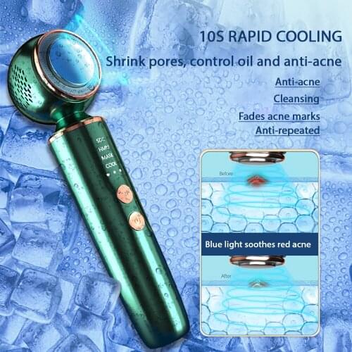 Face Photon Rejuvenation Massager Beauty EMS Face Lifting EMS Cleansing Hot and Cold Compress Importer Facial Fine Lines SPA