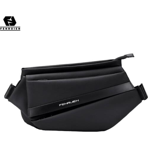 Fenruien Men Outdoor Sports Shoulder Bag Multifunction Male Fashion Crossbody Bag Waterproof Short Trip Chest Bag 2021 New