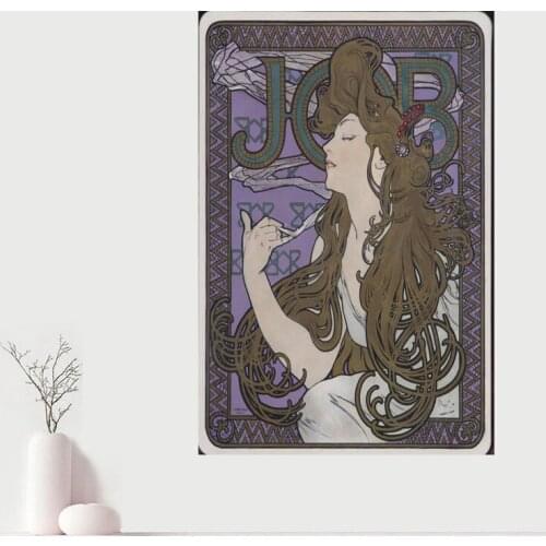 Custom Alphonse Mucha Canvas Painting Home Room Wall Decoration Canvas Posters And Decoration Pictures
