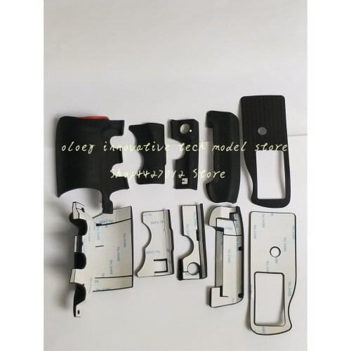 A Set of 5PCS New original Body Rubber ( Grip+thumb+ front shell+left side +bottom )repair parts For Nikon D4 D4S SLR