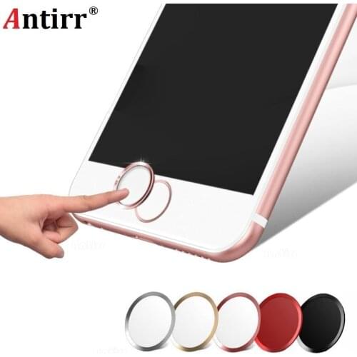 Antirr Ultra Slim Fingerprint Support Touch ID Metal Home Button Sticker For iPhone 8 7 7PLUS 6 6S 6PLUS 5 5S 5C SE