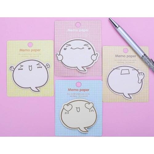 New Kawaii Planner Stickers Sticky Notes Cute Korean Stationery Office Supplies Scrapbooking Memo Pad Sticky Markers