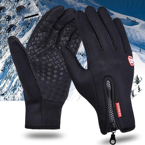 New Winter Women Men Gloves Touch Screen Windproof Thermal Outdoor Ski Snowboarding Motorcycle Camping Warm Gloves