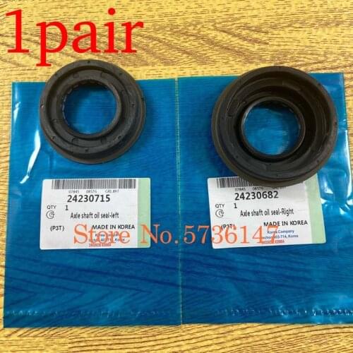 One Pair Engine Drive Shaft Seal Right Left Side 6AT For Chevrolet- Cruze New Regal LaCrosse Excelle- XT GT 24230682 24230715