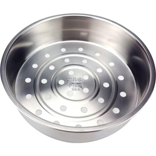 304 Stainless Steel SteamerThickening Rice Cooker Steamer Pot Steam Basket Vegetable And Fruit Drain Steamer Kitchen Tool