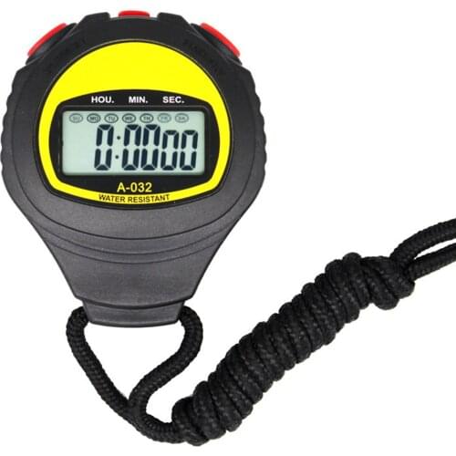 Professional Digital Stopwatch Timer Multifuction Handheld Training Timer Portable Outdoor Sports Running Chronograph Timer