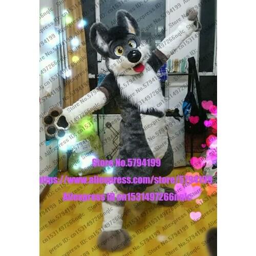 Customized Available REAL PHOTO dx0022 head CAT full sets husky dog Suit fursuit Costume fox Party Carnival Gift