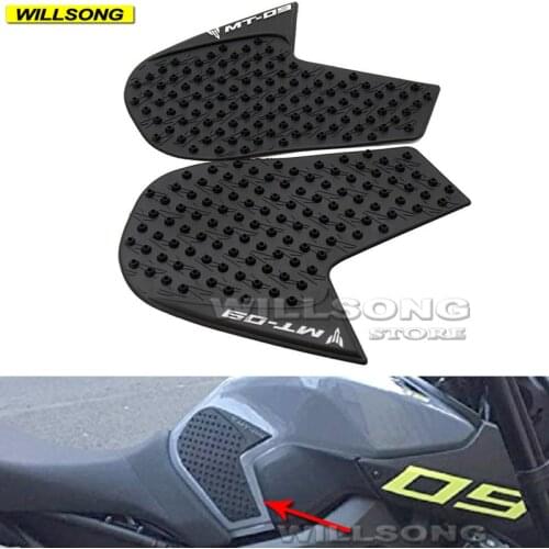 Silica Gel Anti Slip Sticker Tank Pad Side Knee Grip Protector For YAMAHA MT-09 2014-2019 Year Motorcycle Accessories