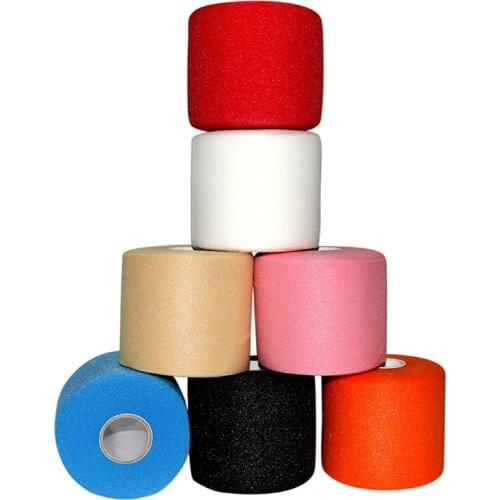 7 Rolls 7cm*27.5m Foam Underwrap Sports Pre-wrap Athletic Tape for Taping Wrist, Ankles and Knees