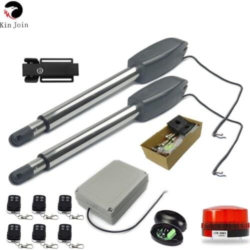 KINJOIN Controls PKMC02-400kg Heavy-Duty Auto Dual Automatic Gate Opener Kit For Swing Gates Up To 20 Feet