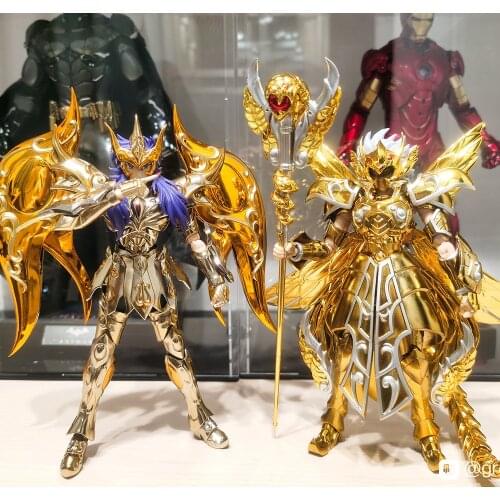 Saint Seiya Myth Cloth Soul of God EX Milo Scorpio & ofiuco / Ophiuchus The Knights of the Zodiac Figures Metal Armor Model Toys