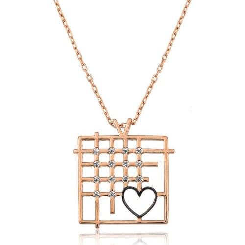 Tevuli 925 Sterling Silver Bars The Love Between Necklace
