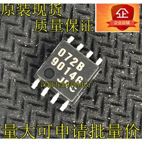 10pcs only orginal new NJM072BM-TE1 printed silk 072B dual J-FET input operational amplifier chip SMD SOP8 pin best item