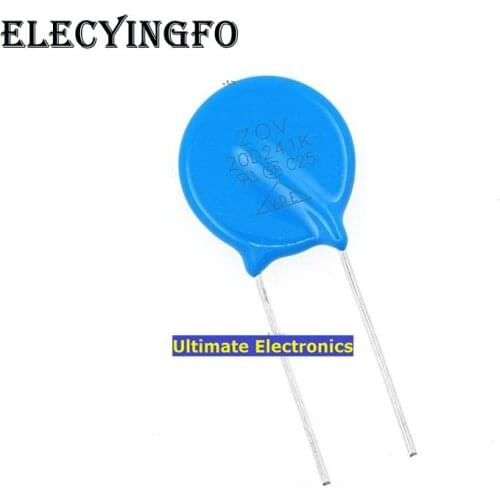 20pcs Varistors 20D241K 240V Varistor Metal voltage dependent resistor