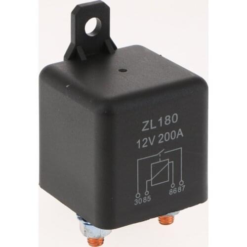 200A DC 12V High Current Auto Car Starter Relay 2 Pin SPST Start Contactor On/Off Switch